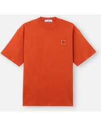 Stone Island - 2100030 Combed Organic Cotton Jersey - Lyst