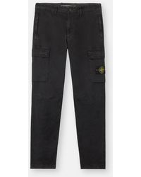 Stone Island - 3100051 Organic Cotton Stretch Broken Twill 'Old' Effect - Lyst