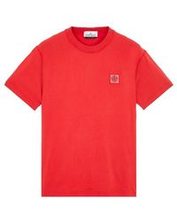Stone Island - Short Sleeve T-Shirt Cotton - Lyst