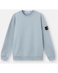 Stone Island - 6100049 Brushed Organic Cotton Fleece - Lyst