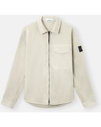 Stone Island - 1200015 Stretch Organic Cotton Satin - Lyst