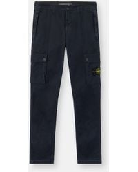 Stone Island - 3100034 Stretch Organic Broken Twill Cotton 'Old' Effect - Lyst