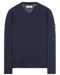 Stone Island - Tricot coton, Élasthanne - Lyst