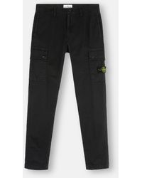 Stone Island - 30115 Organic Cotton Stretch Broken Twill, 'Old' Effect - Lyst