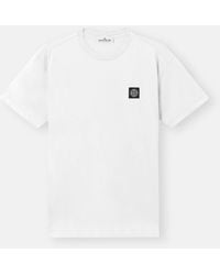Stone Island - 2100027 60/2 Cotton Jersey - Lyst