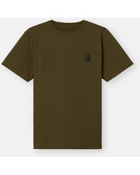 Stone Island - 2100035 Organic Cotton Jersey Crepe S. I. Ghost - Lyst