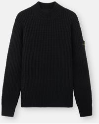 Stone Island - 537D5 Double Weave Pure Wool - Lyst