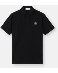 Stone Island - 2200008 Organic Cotton Piqué With Stretch - Lyst