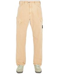 Stone Island - Trousers Cotton, Lyocell - Lyst