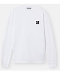 Stone Island - 2100031 60/2 Cotton Jersey - Lyst