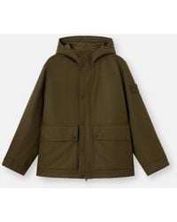 Stone Island - 4100018 Wool Nylon Flannel S. I. Ghost - Lyst