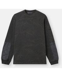 Stone Island - 6100033 Uneven Pigment Dyed Vanisé Cotton Jersey - Lyst