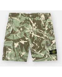 Stone Island - L100004 Scan Camo On Stretch Ripstop-Ovd - Lyst