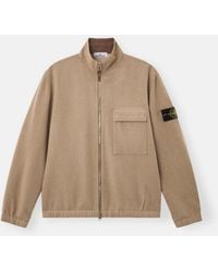 Stone Island - 1200033 Wool Nylon Flannel-Tc - Lyst