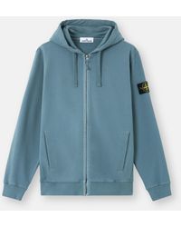 Stone Island - 6100067 Brushed Organic Cotton Fleece - Lyst