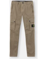 Stone Island - 3100034 Stretch Organic Broken Twill Cotton 'Old' Effect - Lyst