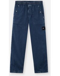 Stone Island - 3100001 Hollow Fibre Nylon-Tc + Marmo Corrosion - Lyst