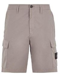 Stone Island - Bermuda Shorts Cotton, Elastane - Lyst