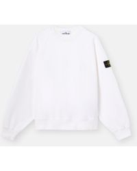 Stone Island - 6100022 Brushed Organic Cotton Fleece - Lyst