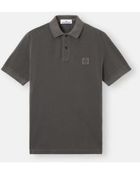 Stone Island - 22002Sc Organic Cotton Piqué - Lyst