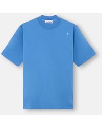 Stone Island - 202G3 60/2 Mercerized Cotton Jersey Stellina - Lyst