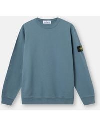 Stone Island - 6100049 Brushed Organic Cotton Fleece - Lyst