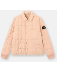 Stone Island - 4100011 Cotton Nylon Tela Quilted-Tc - Lyst