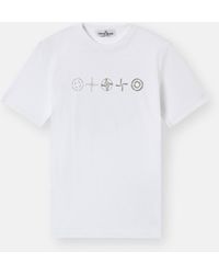 Stone Island - 2100010 30/1 Cotton Jersey - Lyst