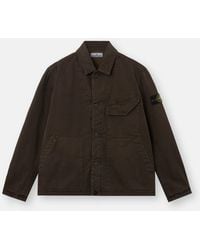 Stone Island - 4100048 Organic Panama Cotton 'Old' Effect - Lyst