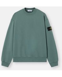 Stone Island - 6100022 Brushed Organic Cotton Fleece - Lyst