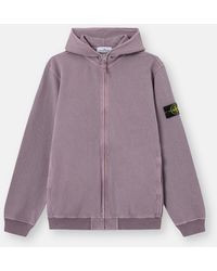 Stone Island - 6100032 Malfilé Fleece 'Old' Effect - Lyst