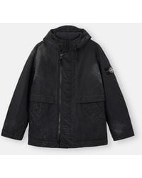 Stone Island - 4100072 Dense Nylon-Tc, Hand Sprayed Reflective - Lyst