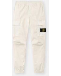 Stone Island - Cotton Cargo Pants - Lyst