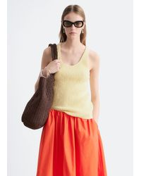 & Other Stories - Cotton Racerback Top - Lyst