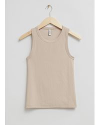 & Other Stories - Fitted Tank Top - Lyst