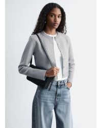 & Other Stories - Cropped Reversible Cardigan - Lyst