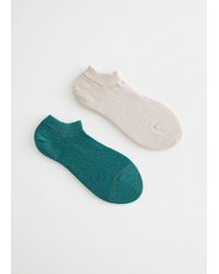 & Other Stories - 2-pack Glitter Ankle Socks - Lyst