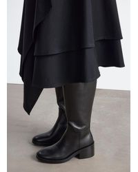 & Other Stories - Knee-High Leather Boots - Lyst