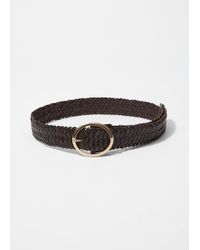 & Other Stories - Gürtel Aus Geflochtenem Leder - Lyst
