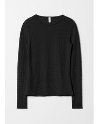 & Other Stories - Haut À Smocks Et Manches Longues - Lyst
