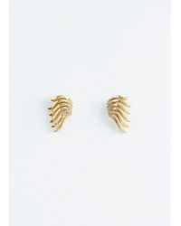 & Other Stories - Multi Wire Crystal Earrings - Lyst