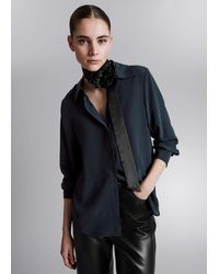 & Other Stories - Mulberry Silk Shirt - Lyst