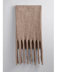 & Other Stories - Oversized Wool-blend Scarf - Lyst