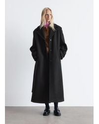 & Other Stories - Tie-Belt Wool Coat - Lyst