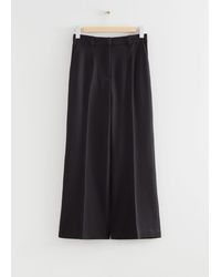 & Other Stories - Press Crease Flared Trousers - Lyst