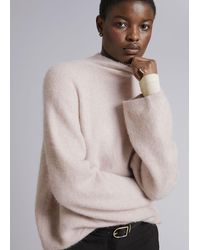 & Other Stories - Mock Neck Knit Sweater - Lyst