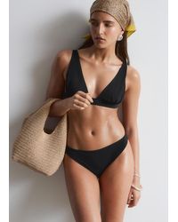 & Other Stories - Triangle Bikini Top - Lyst