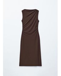 & Other Stories - Sleeveless Draped Midi Dress - Lyst