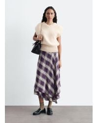& Other Stories - Checked Wrap Skirt - Lyst