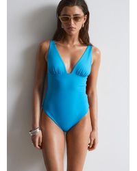 & Other Stories - V-Neck Swimsuit - Lyst